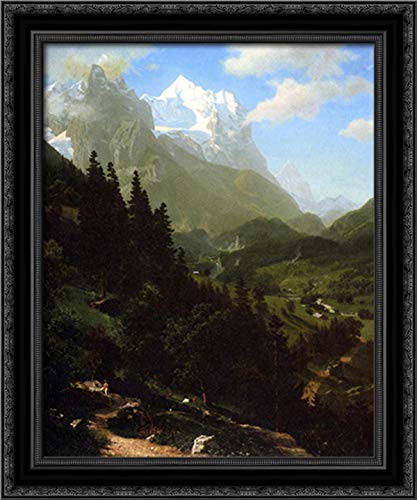 Amazon.com: The Wetterhorn 20x24 Black Ornate Wood Framed Canvas